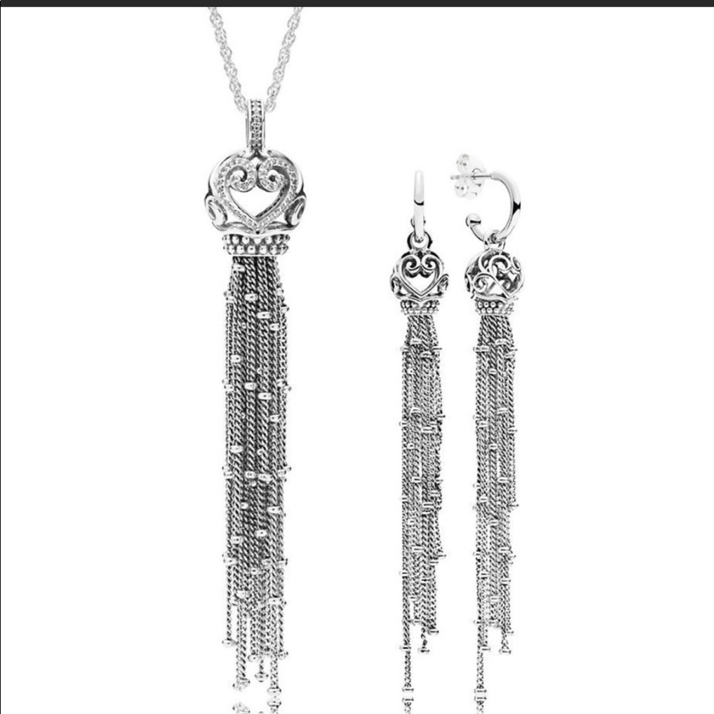 Pandora enchanted tassel necklace